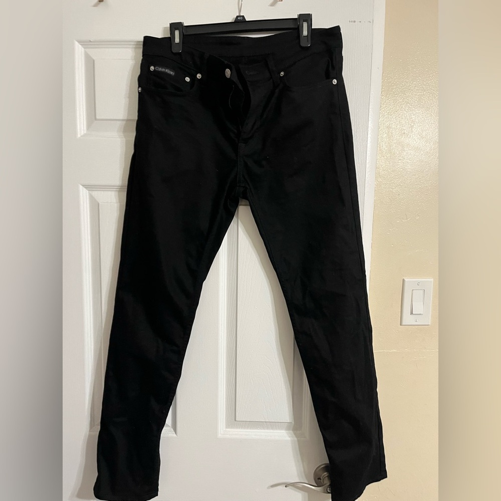 Calvin Klein Jeans Men's Slim Black Denim